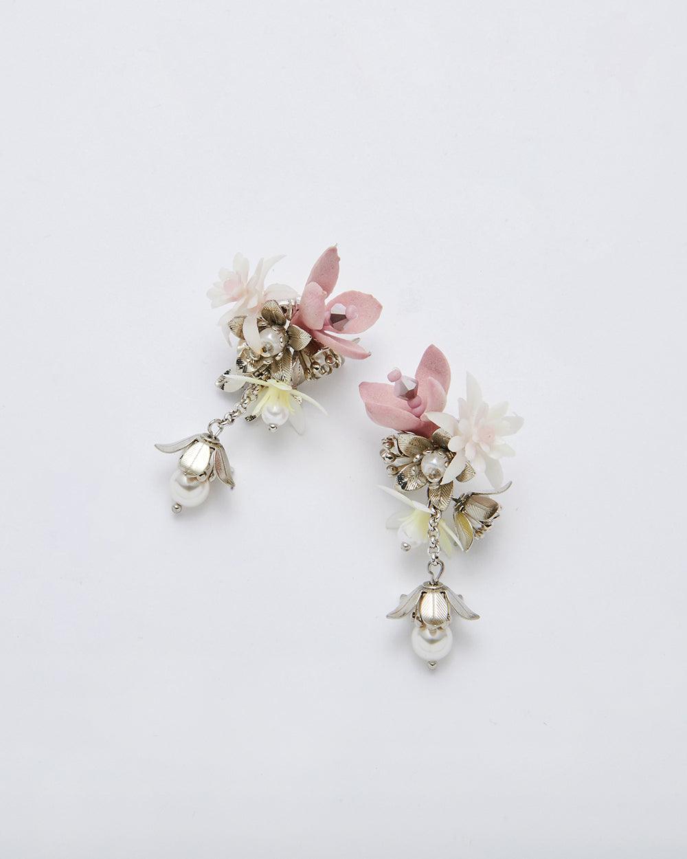 Floret Mini Earrings Silver