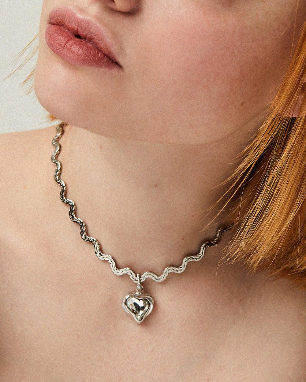 Savage Heart Pendant Necklace