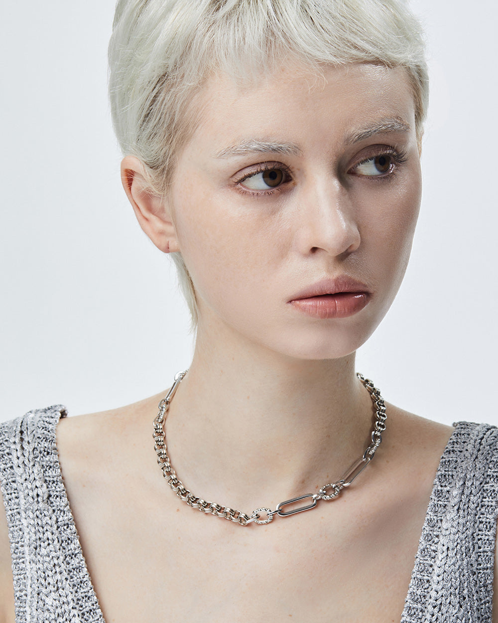 Element Necklace Silver