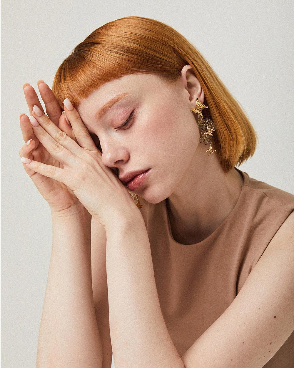 Butterfly Statement Earrings