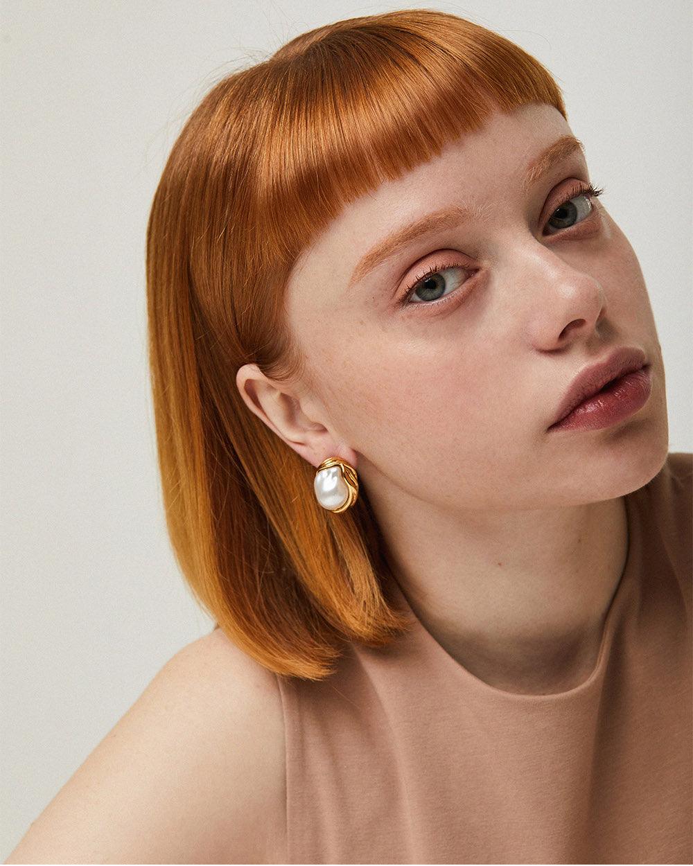 Savage Baroque Stud Earrings