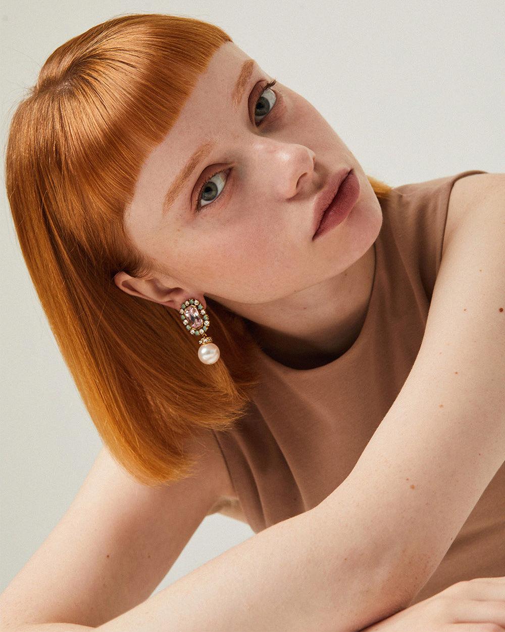 Jolly Pearl Earrings Pastel