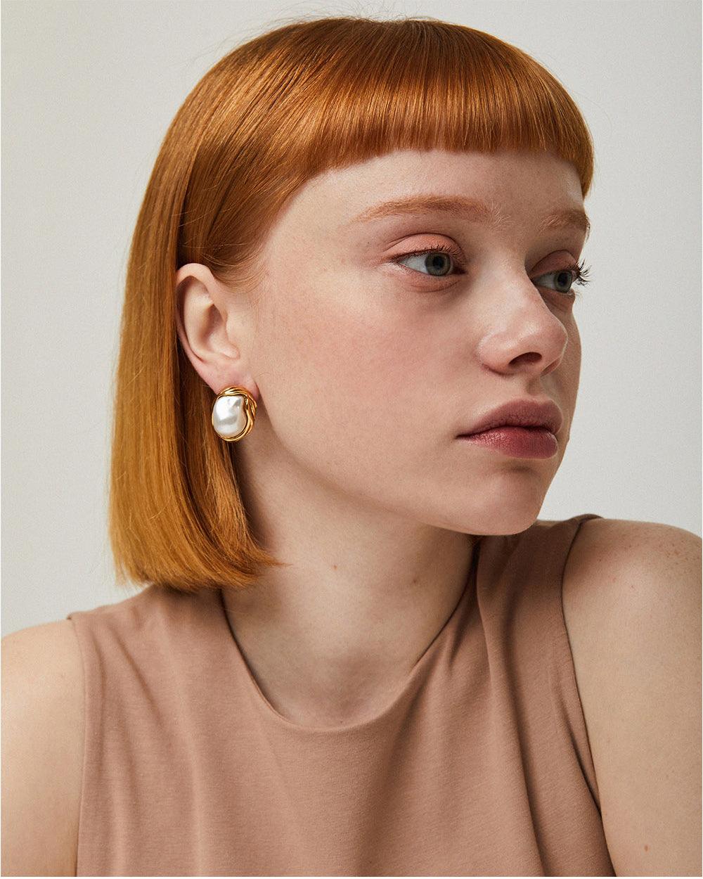 Savage Baroque Stud Earrings