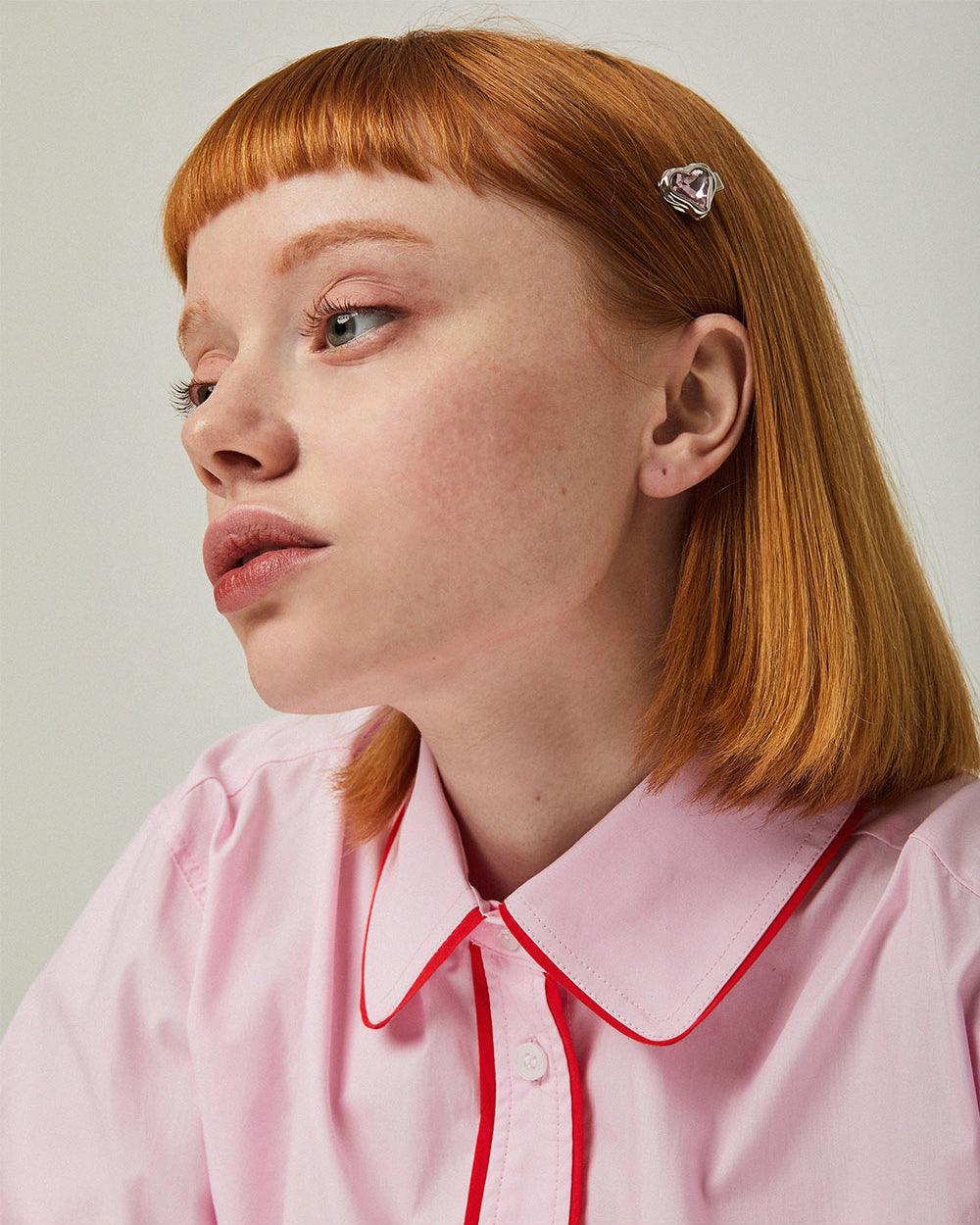 Savage Heart Hair Pin Pink