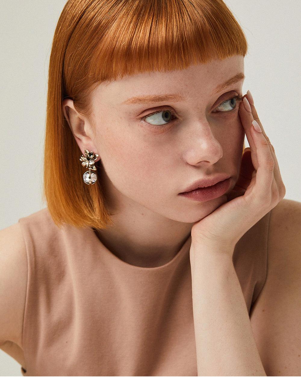 Waterlily Drop Earrings