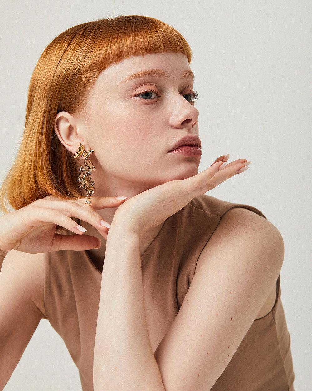 Butterfly Statement Earrings