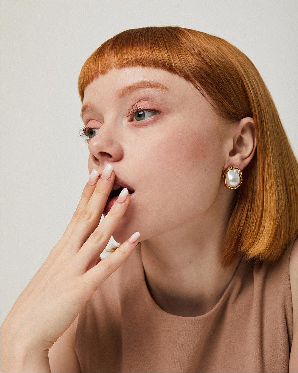 Savage Baroque Stud Earrings