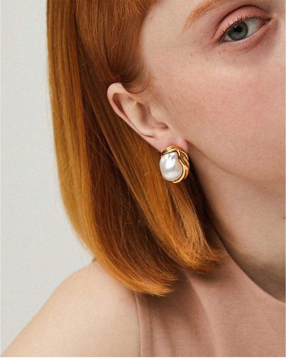 Savage Baroque Stud Earrings