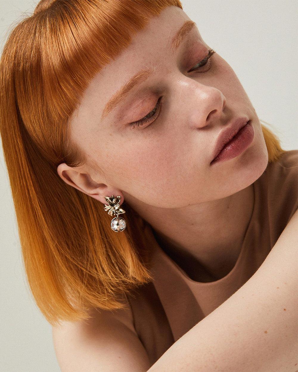 Waterlily Drop Earrings