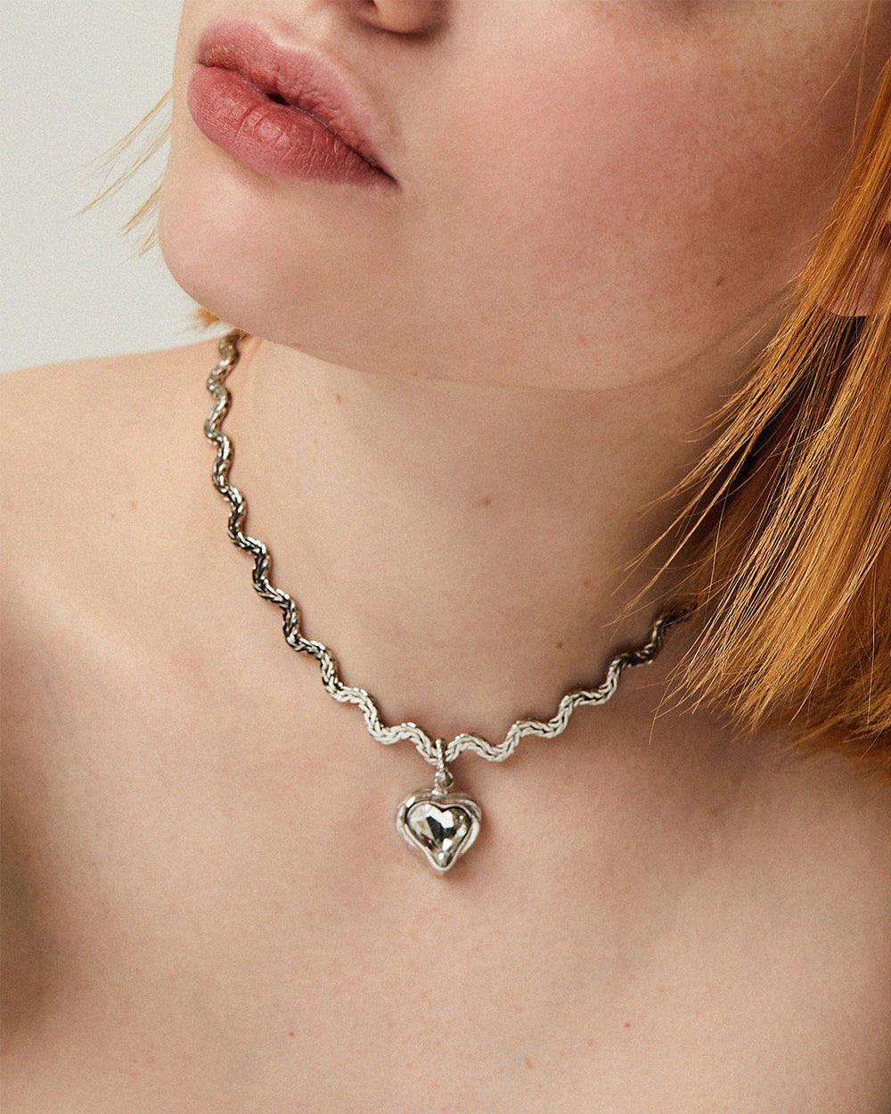 Savage Heart Pendant Necklace