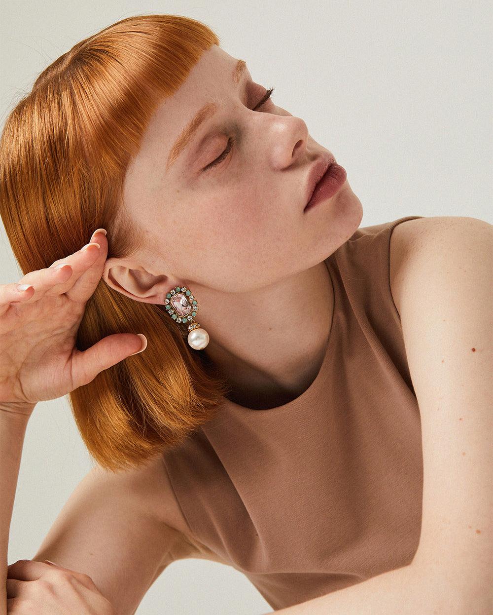 Jolly Pearl Earrings Pastel