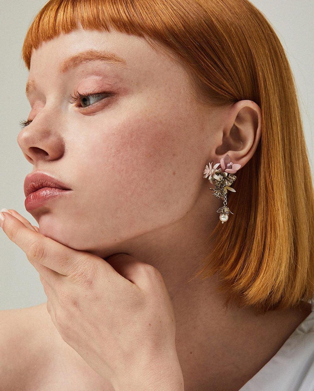 Floret Mini Earrings Silver