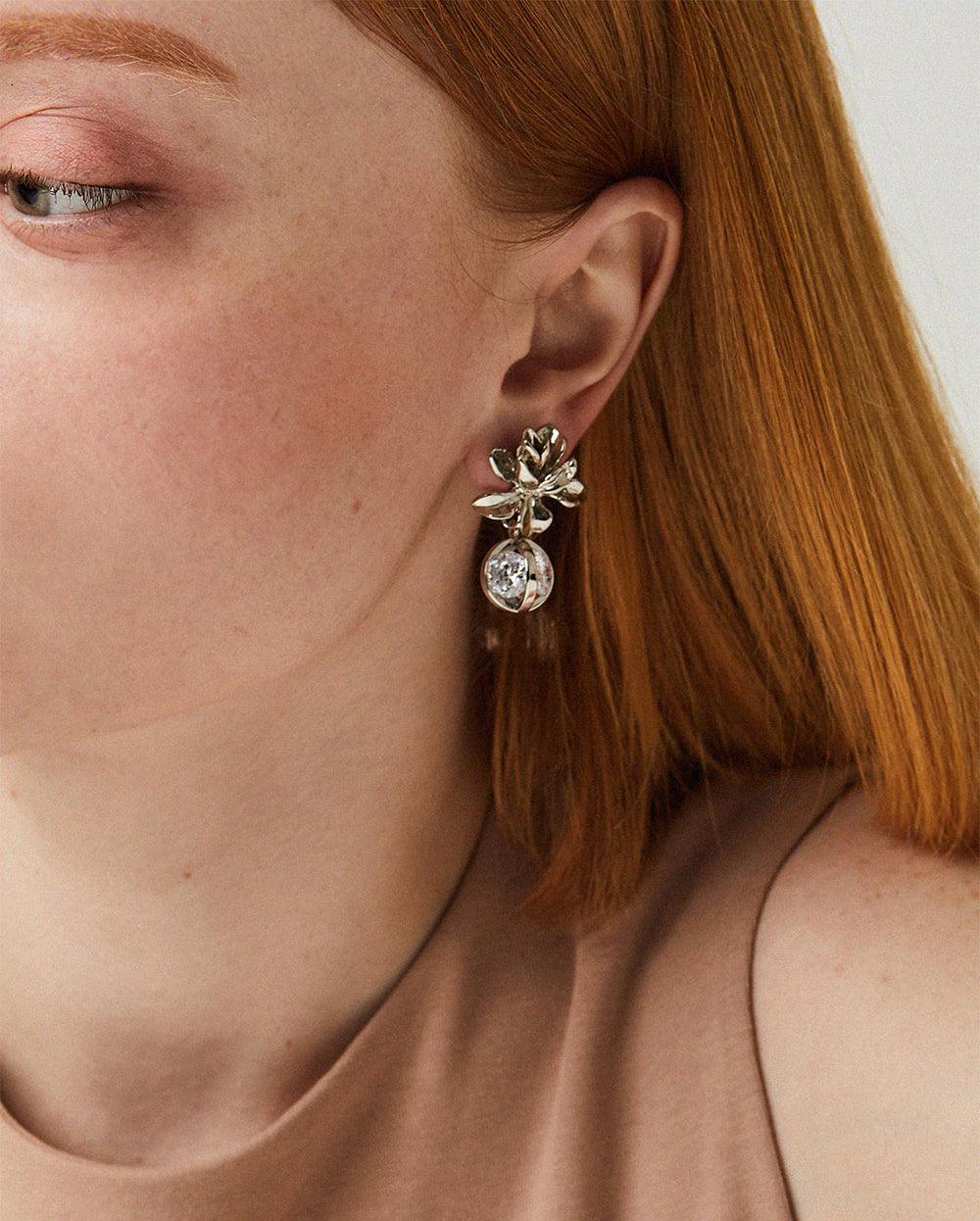 Waterlily Drop Earrings