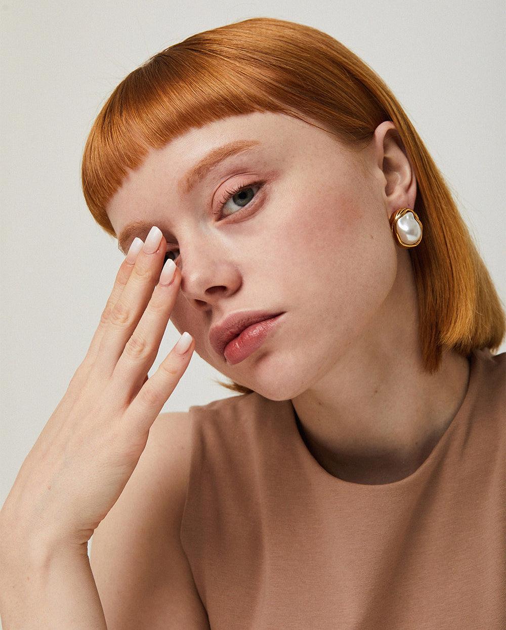 Savage Baroque Stud Earrings