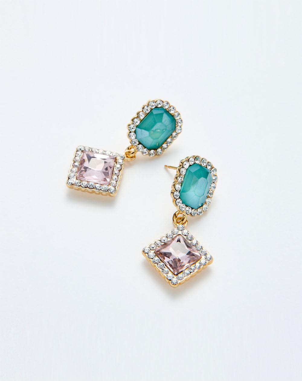 Candyland Drop Earrings Mint