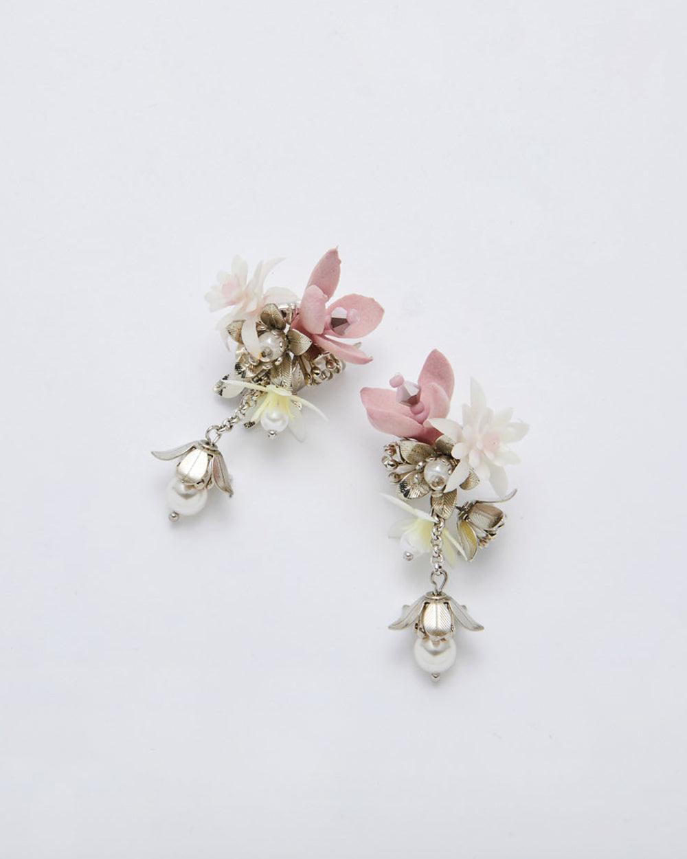 Floret Mini Earrings Silver