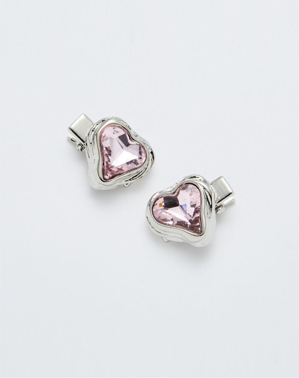 Savage Heart Hair Pin Pink