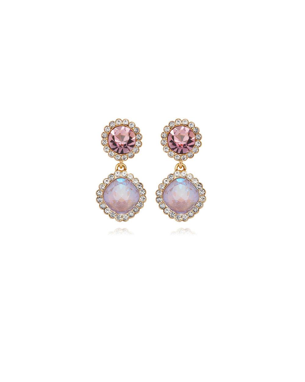 Candyland Drop Earrings Violet