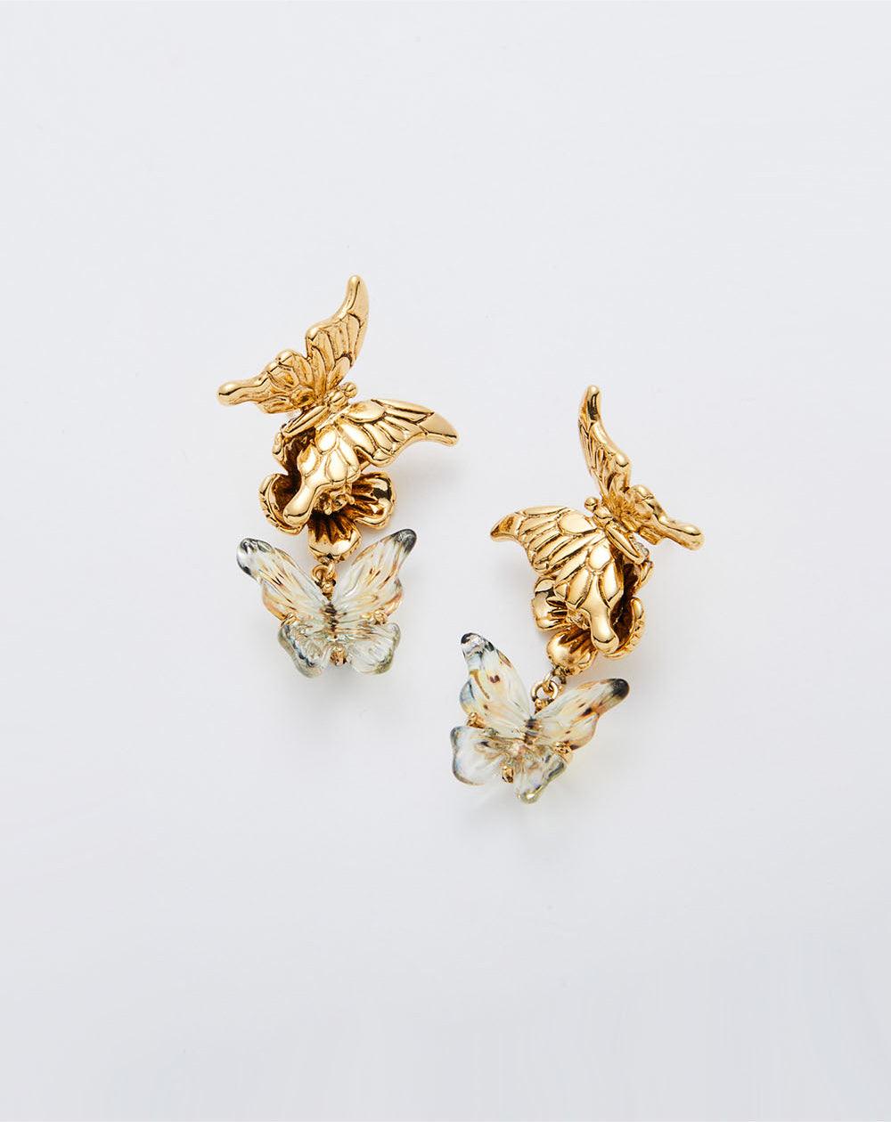 Butterfly Drop Earrings