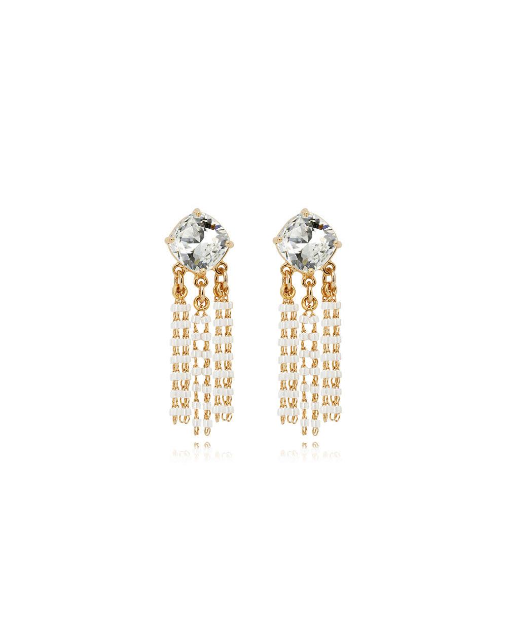 Golden Blaze Silky Short Earrings