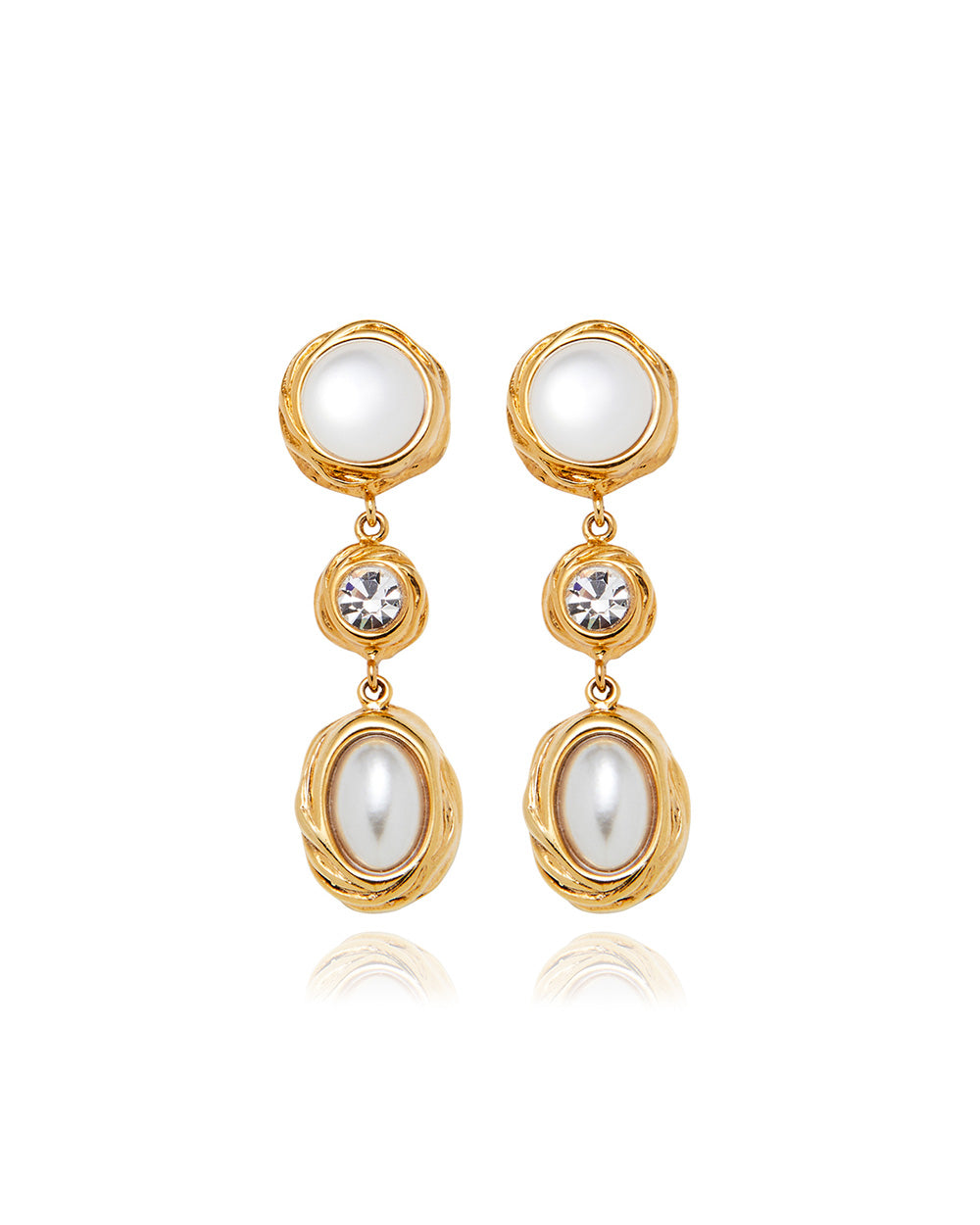 Savage Statement Earrings Gold