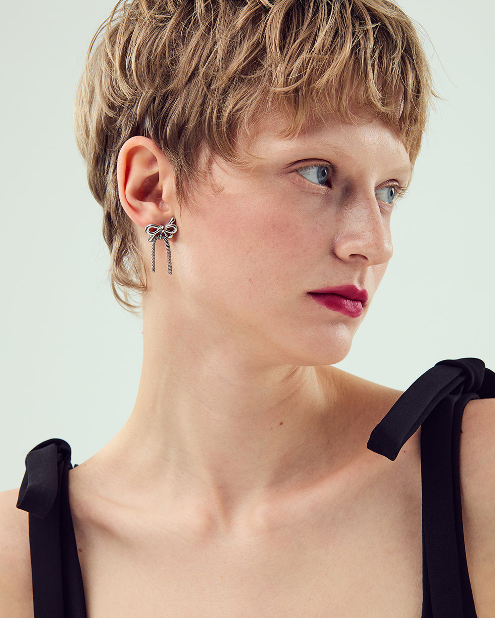 Tied Motion Mini Earrings