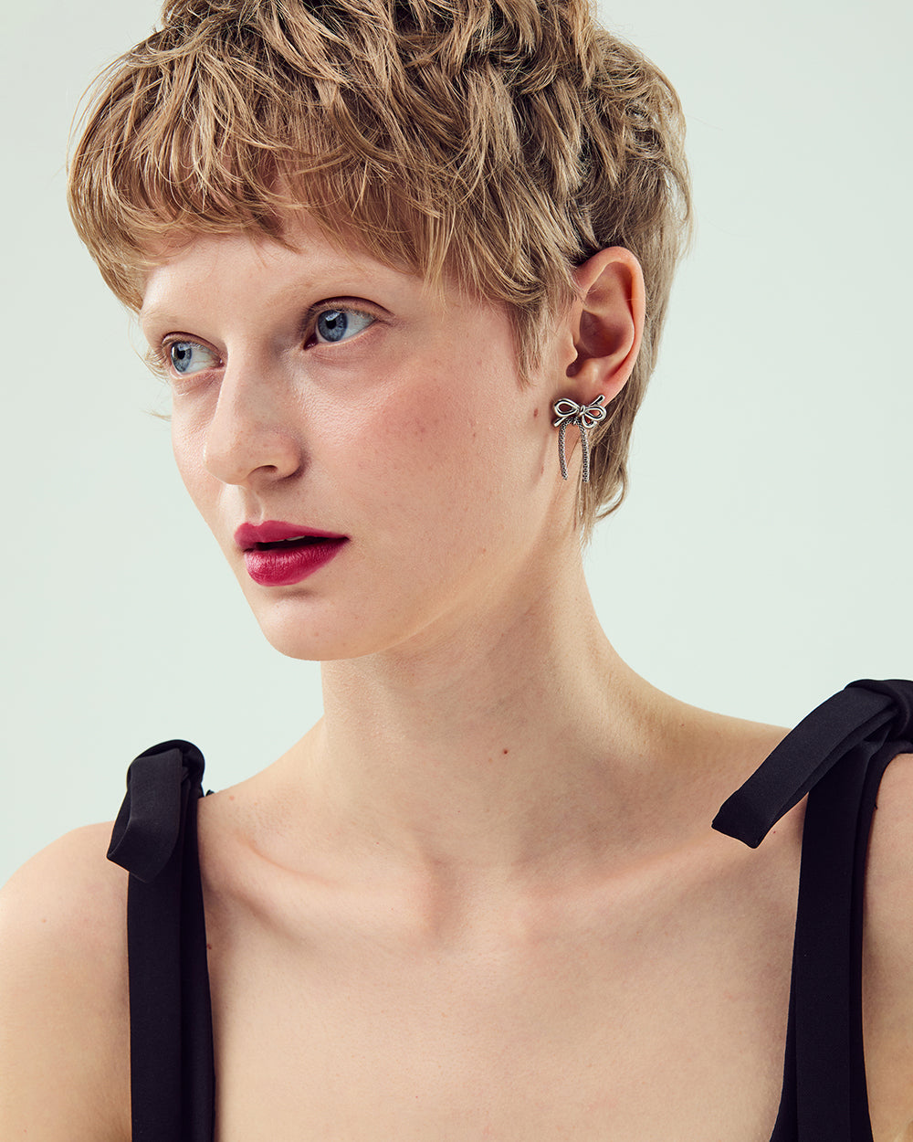 Tied Motion Mini Earrings