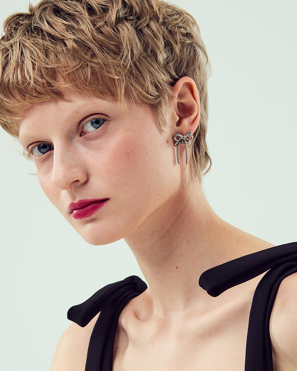 Tied Motion Mini Earrings