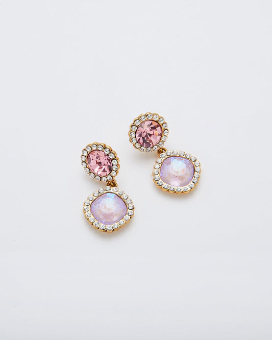 Candyland Drop Earrings Violet