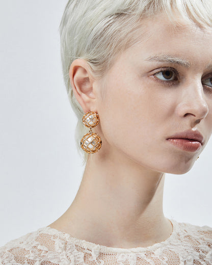 Chamber Drop Earrings