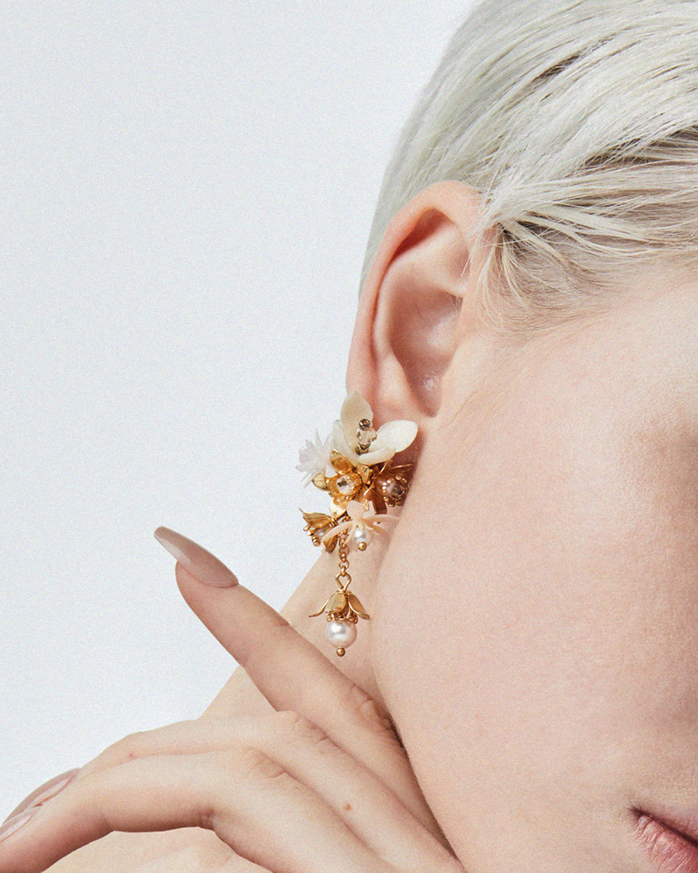 Floret Mini Earrings Gold