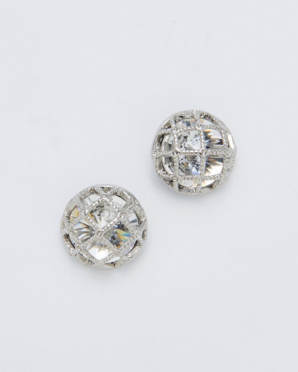 Chamber Silver Earrings - 2 Sizes