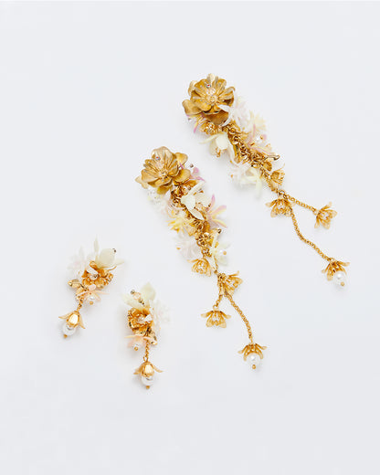 Floret Mini Earrings Gold