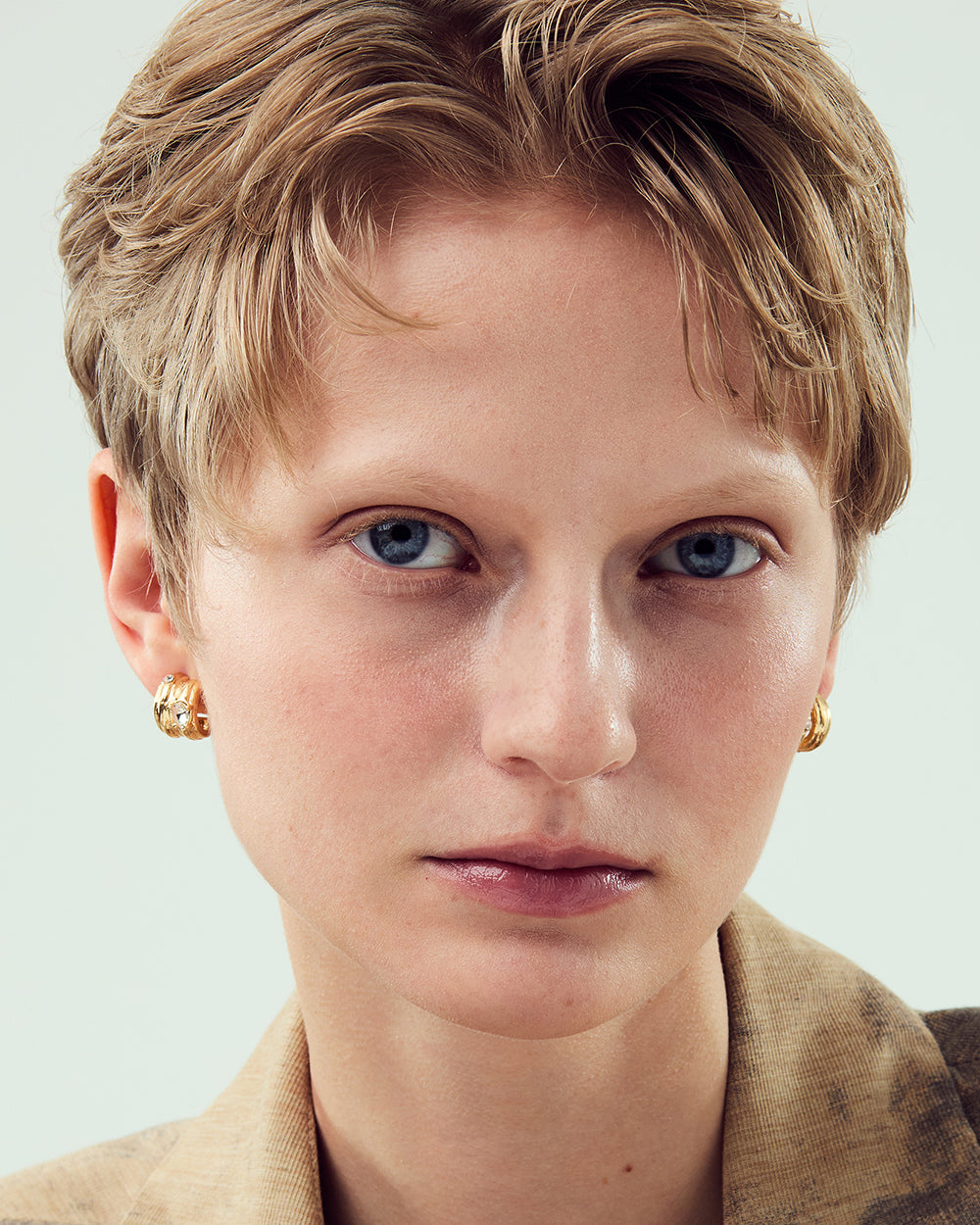 Dual Arc Gold Earrings - 2 Sizes