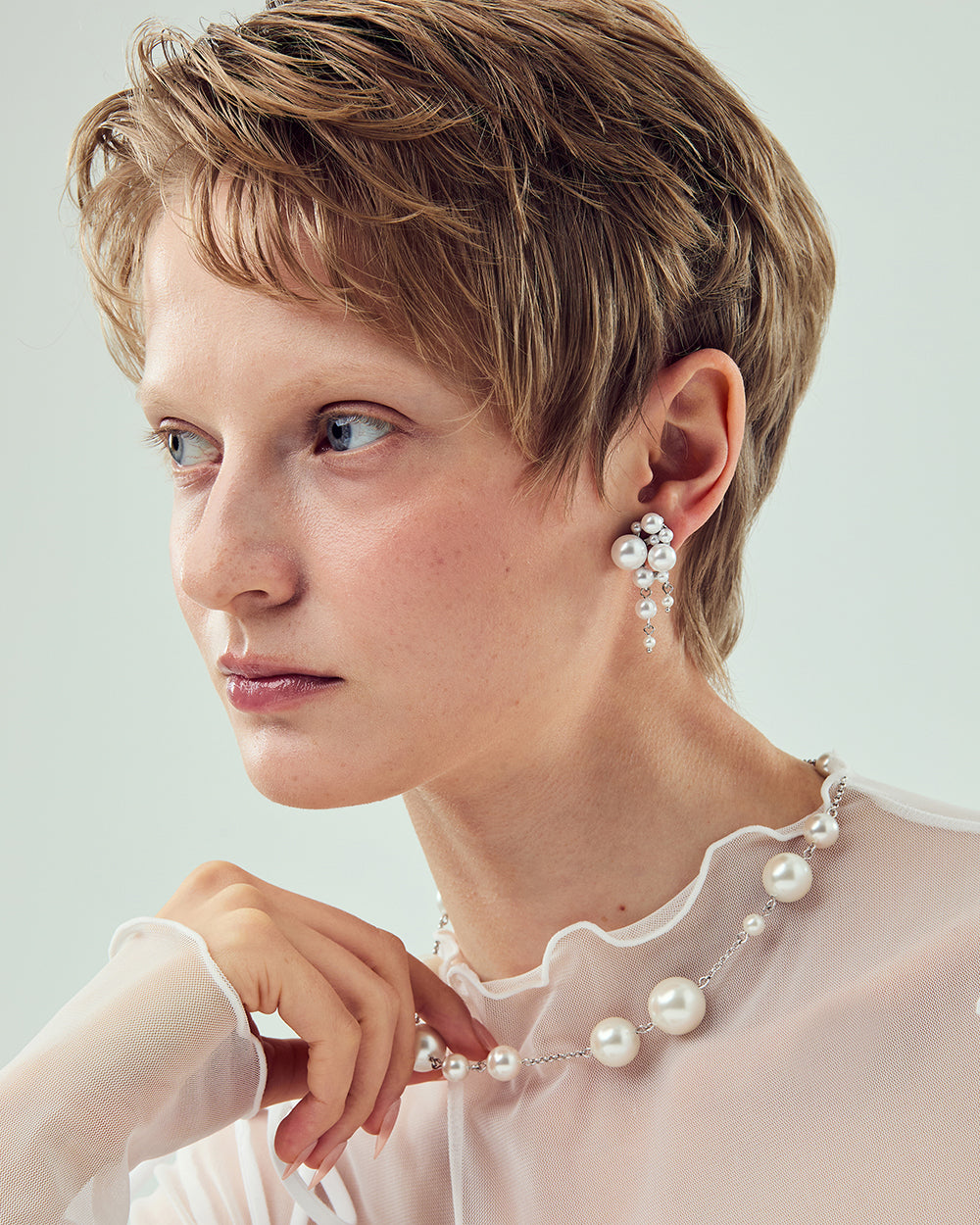 Pearl Edit Drop Earrings