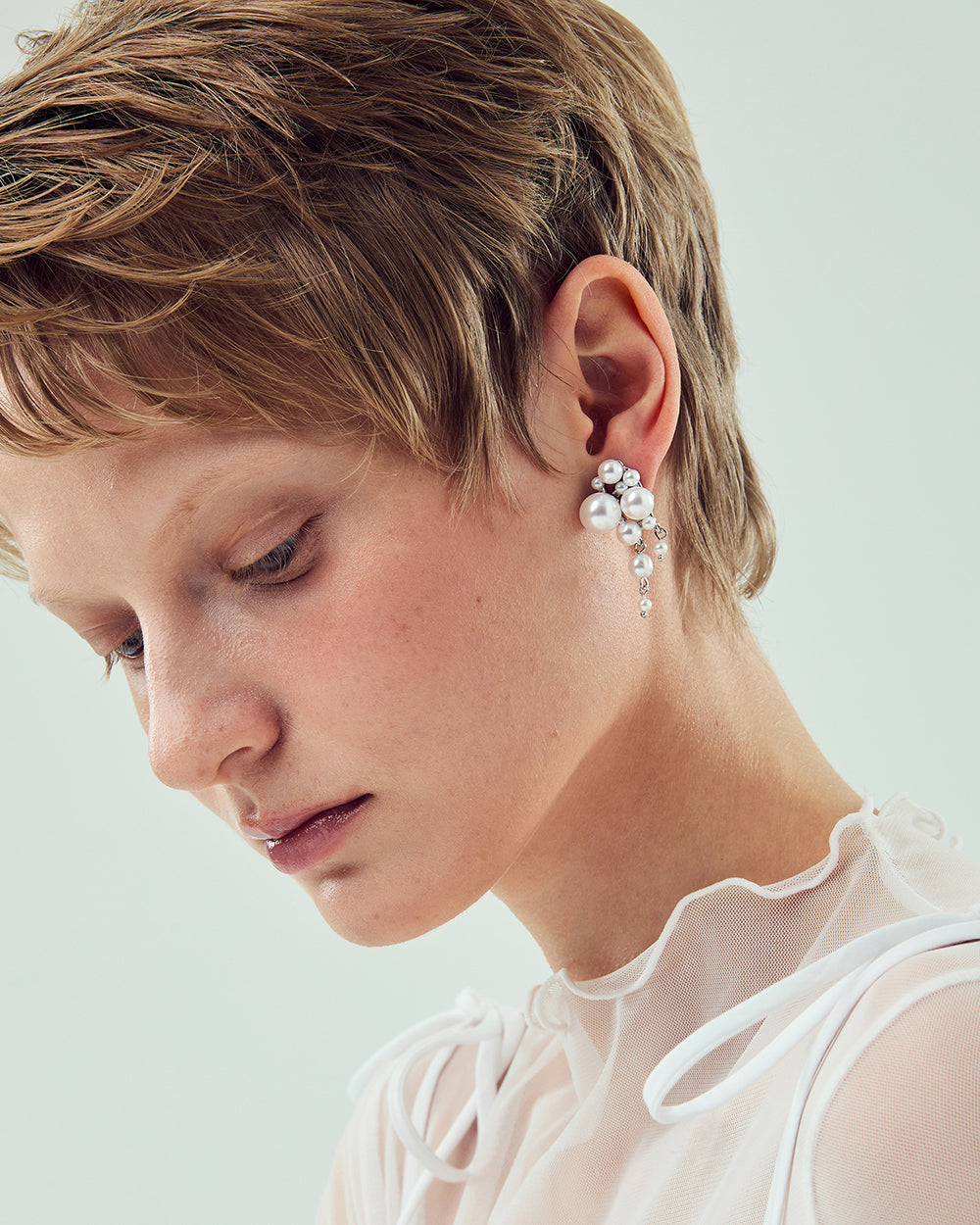 Pearl Edit Drop Earrings
