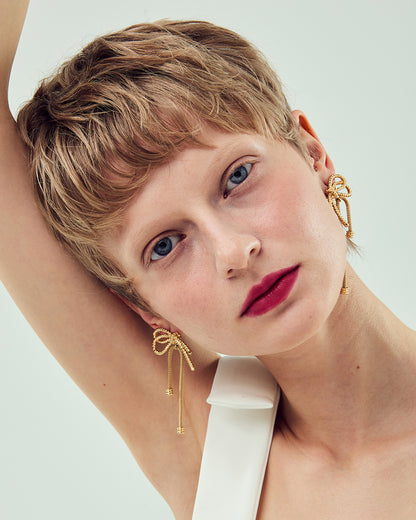 Tied Motion Earrings