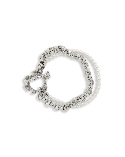 Wild Rose Bracelet Silver